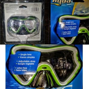 NIB AQUA latex free full size eye goggle